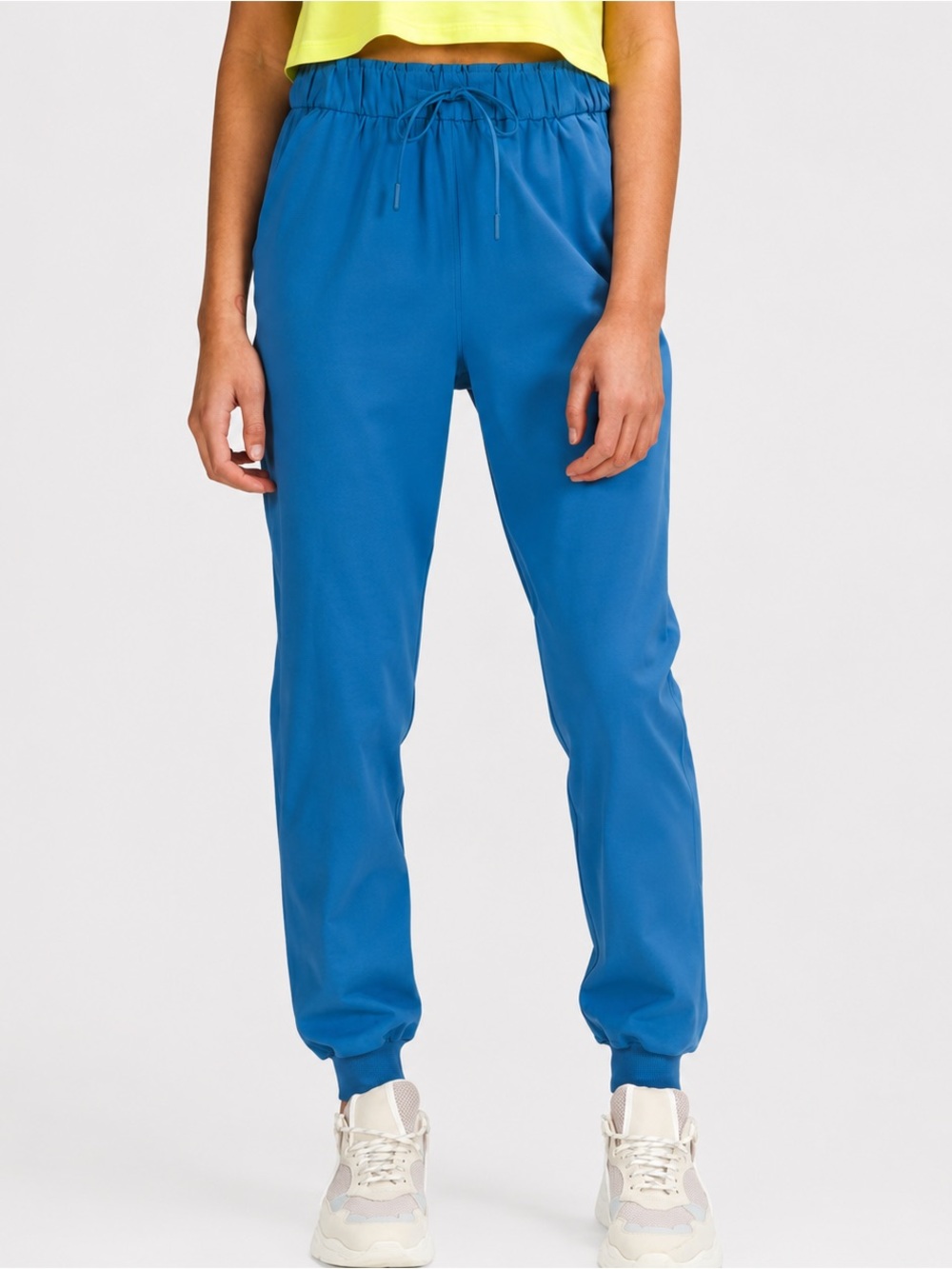 Lululemon Stretch High-Rise Jogger Blue Luxtreme Nulu Size 14